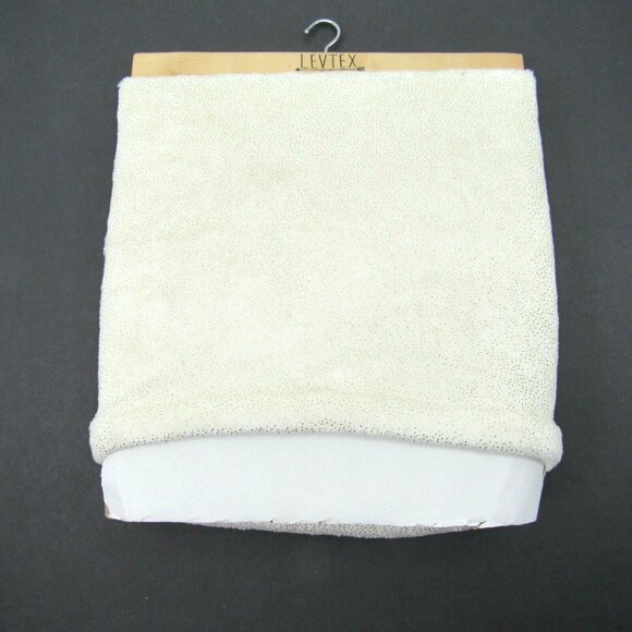 Levtex Baby Blanket Little Arrows Cream Sparkle Glitter Soft Plush Unisex Crib - Picture 1 of 4